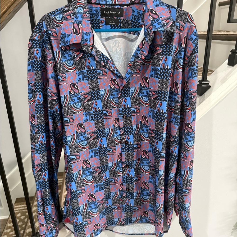 Paul Fredrick Multicolor Men's Shirt